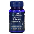 Фолат та B12 Life Extension BioActive Folate & Vitamin B12, 90 вегетаріанських капсул