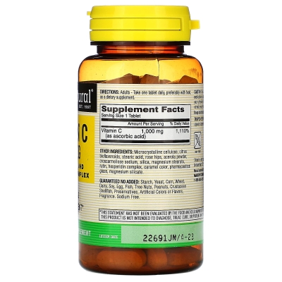 Витамин C 1000 мг Mason Natural Vitamin C, 90 таблеток