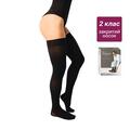 Чулки компрессионные Veinax Cotton 862L-BK мужские класс компрессии 2, закрытый носок, длина длинная, хлопок, цвет черный, размер 3