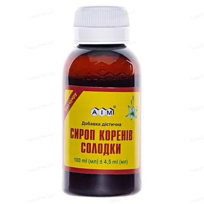 Сироп коренів солодки сироп по 150 мл у флак.