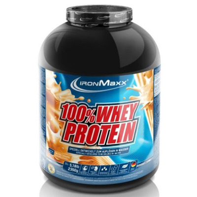 Протеїн IronMaxx 100% Whey Protein Солона карамель, 2350 г (банка)