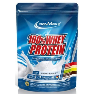 Протеин IronMaxx 100% Whey Protein Вишневый йогурт, 500 г (пакет)