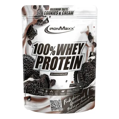 Протеїн сироватковий концентрат IronMaxx 100% Whey Protein печиво-крем, 500 г (пакет)