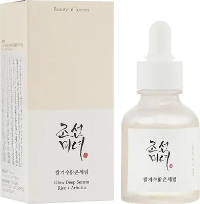 Сироватка для обличчя Beauty of Joseon Glow Deep Serum Rice + Alpha Arbutin зволожуюча для боротьби з пігментними плямами, 30 мл