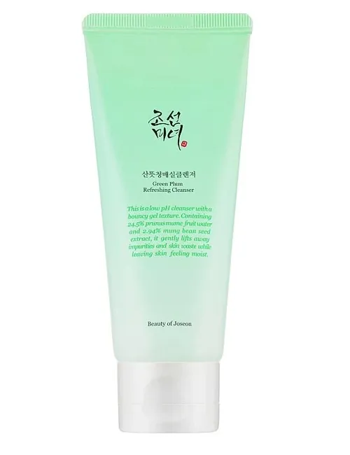 Гель-пінка для вмивання Beauty of Joseon Green Plum Refreshing Cleanser, 100 мл