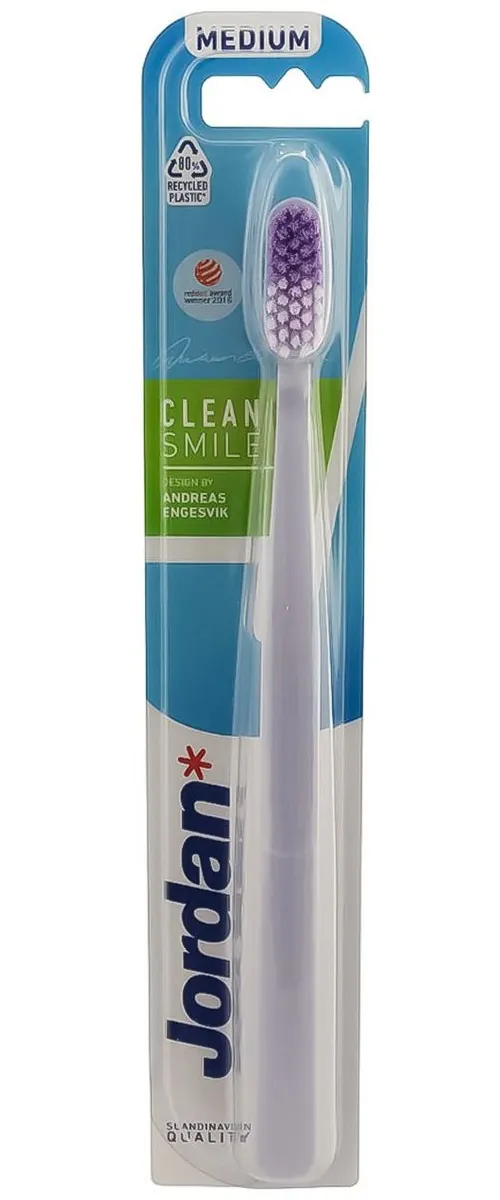 Зубна щітка Jordan Clean Smile середня, 1 шт