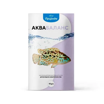 Корм для риб Природа PR740095 Аквабаланс, 10 г