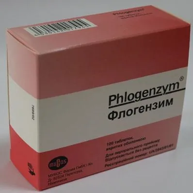 Флогензим таблетки, в/о №100 (20х5)