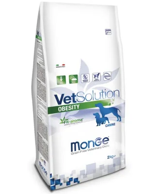 Корм сухий Monge Dog VetSolution Obesity для собак усіх порід для зниження надмірної ваги тіла, 2 кг