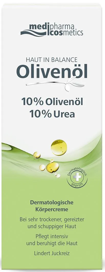 Крем для тіла Medipharma Cosmetics Olivenol Haut In Balance дерматологічний з сечовиною 10%, 200 мл