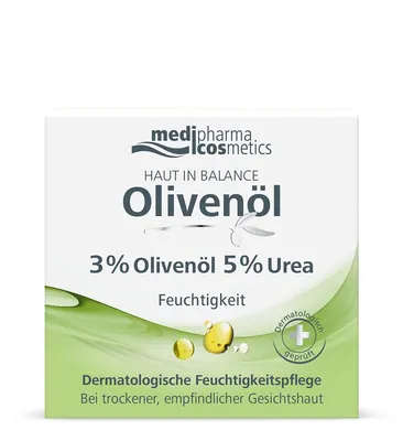 Крем для обличчя Medipharma Cosmetics Olivenol Haut In Balance Зволожувальний з сечовиною 5%, 50 мл