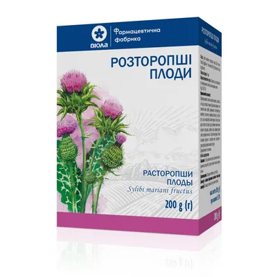 Розторопші плоди по 200 г у пач. з внут. пак.