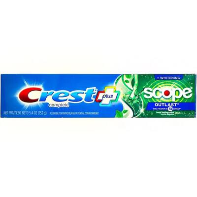 Зубная паста Crest + Scope Complete + Whitening, 153 г