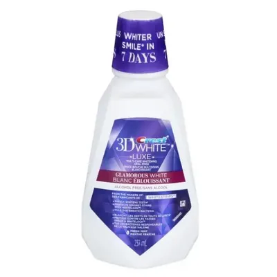 Ополіскувач для порожнини рота Crest 3D White Luxe Glamorous White Fresh Mint, 237 мл