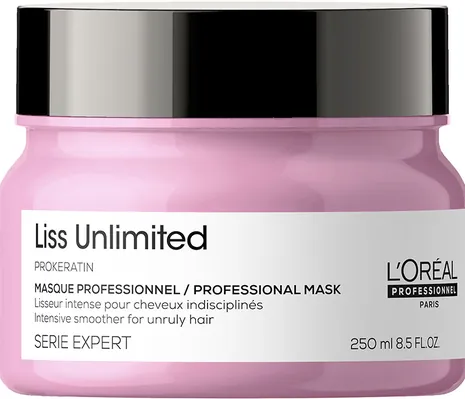 Маска L’Oreal Professionnel Liss Unlimited з кератином для сухого та неслухняного волосся, 250 мл