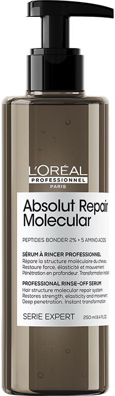 Сыворотка L’Oreal Professionnel Absolut Repair Molecular для молекулярного восстановления структуры поврежденных волос, 250 мл