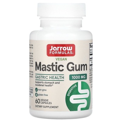 Мастиковая смола Jarrow Formulas Mastic Gum 1000 мг, 60 таблеток