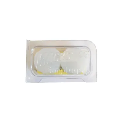 Беруші вкладки вушні MACK`S Pillow Soft Silicone Earplugs 97 силіконові, білі, 1 пара
