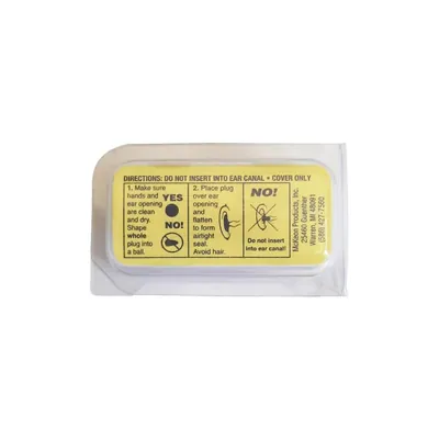Беруші вкладки вушні MACK`S Pillow Soft Silicone Earplugs 97 силіконові, білі, 1 пара