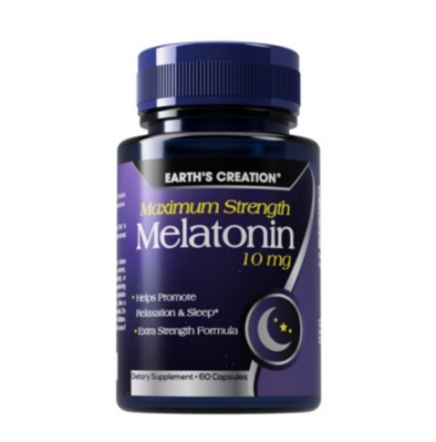 Мелатонин Earth's Creation Melatonin 10 мг, 60 капсул