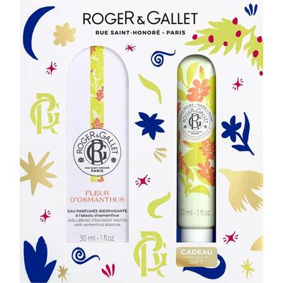 Набір Roger&Gallet Квітка османтусу (вода, 30 мл + крем для рук, 30 мл)