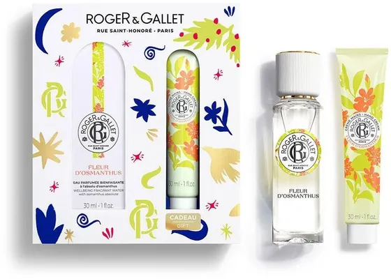 Набір Roger&Gallet Fleur d'Osmanthus Квітка османтусу (вода, 30 мл + крем для рук, 30 мл)