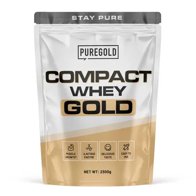 Протеїн сироватковий концентрат Pure Gold Protein Compact Whey Gold дубайський шоколад, 2300 г