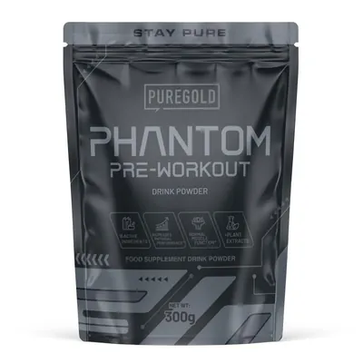 Передтренувальний комплекс Pure Gold Phantom Pre-Workout, ананас, пакет 300 г