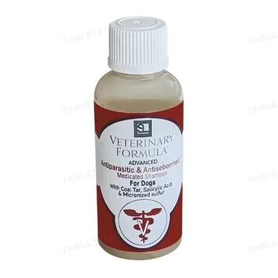 Шампунь для собак Veterinary Formula Advanced Antiparasitic & Antiseborrheic антипаразитарний та антисеборейний, 45 мл