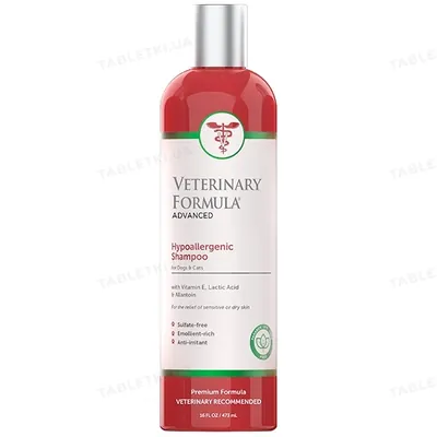 Шампунь для собак та котів Veterinary Formula Advanced Hypoallergenic гіпоалергенний, 473 мл