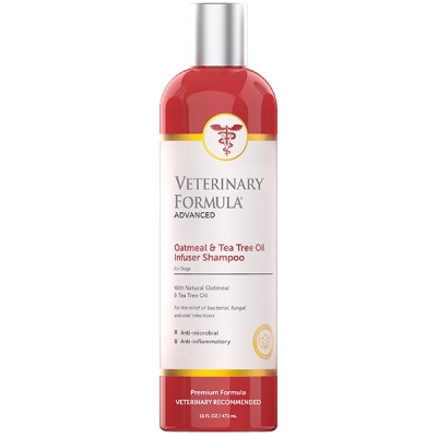 Шампунь для собак Veterinary Formula Advanced Oatmeal & Tea Tree Oil увлажняющий, 473 мл