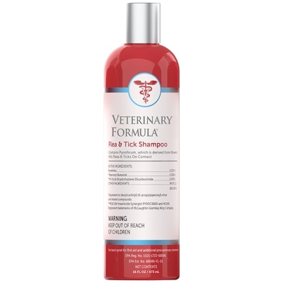 Шампунь для собак и кошек Veterinary Formula Advanced Flea&tick от блох и клещей, 473 мл
