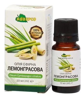 Олія ефірна Адверсо лемонграсу, 10 мл