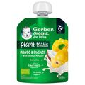 Пюре фруктовое Gerber Organic манго, айва и кокосовый мусс, 80 г