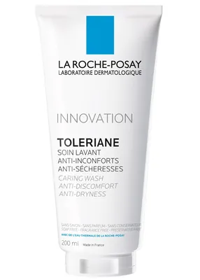 Крем-гель La Roche-Posay Toleriane очищуючий для чутливої шкіри, зменшуючий відчуття сухості, 200 мл
