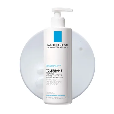 Крем-гель очищуючий La Roche-Posay Toleriane для чутливої шкіри зменшуючий відчуття сухості, 400 мл