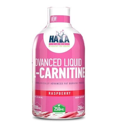 L-карнитин Haya Labs Advanced Liquid L-carnitine со вкусом малины, 500 мл
