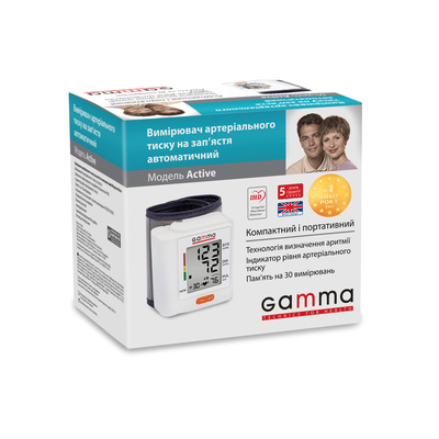 Тонометр Gamma Active автоматический на запястье