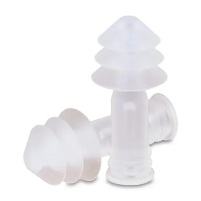 Беруші вкладки вушні MACK`S AquaBlock Earplugs 1131 силіконові м'які, захист від води, прозорі, 1 пара