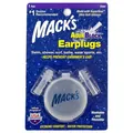 Беруші вкладки вушні MACK`S AquaBlock Earplugs 1131 силіконові м'які, захист від води, прозорі, 1 пара