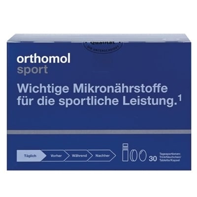 Ортомол Sport Taurin таблетки + флаконы, курс 30 дней