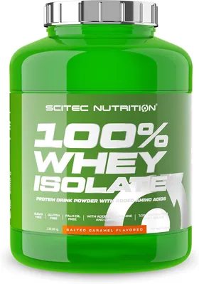 Протеїн сироватковий ізолят Scitec Nutrition 100% Whey Isolate солона карамель, 1816 г