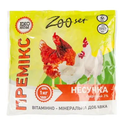 Премікс Еко ном несучка 3% ZOOset, 1 кг