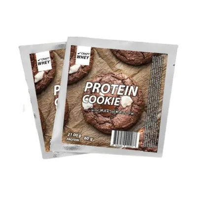 Печиво протеїнове Craft Whey Protein Cookie маршмеллоу, 60 г