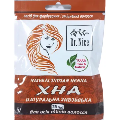 Хна натуральна Dr.Nice індійська, 25 г