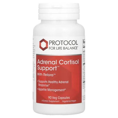 Підтримка наднирників Protocol for Life Balance Adrenal Cortisol Support, 90 веганських капсул
