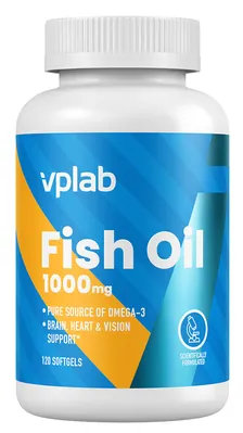 Риб'ячий жир VPlab Fish Oil капсули по 1000 мг №120