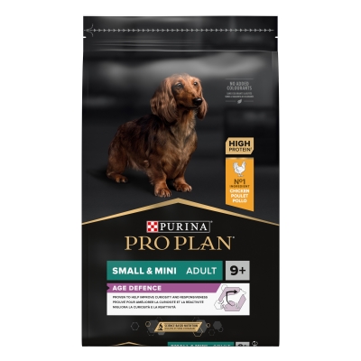 Корм сухой Purina Pro Plan Dog Small & Mini Adult 9+ с курицей, 7 кг