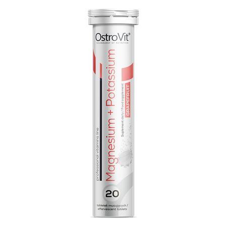 Магния цитрат + Калий OstroVit Magnesium Citrate + Potassium грейпфрут, 20 таблеток