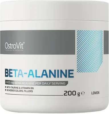 Бета-аланін OstroVit Beta Alanine лимон, 200 г